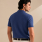 Pastel Blue Cable Knit POLO
