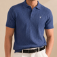 Pastel Blue Cable Knit POLO